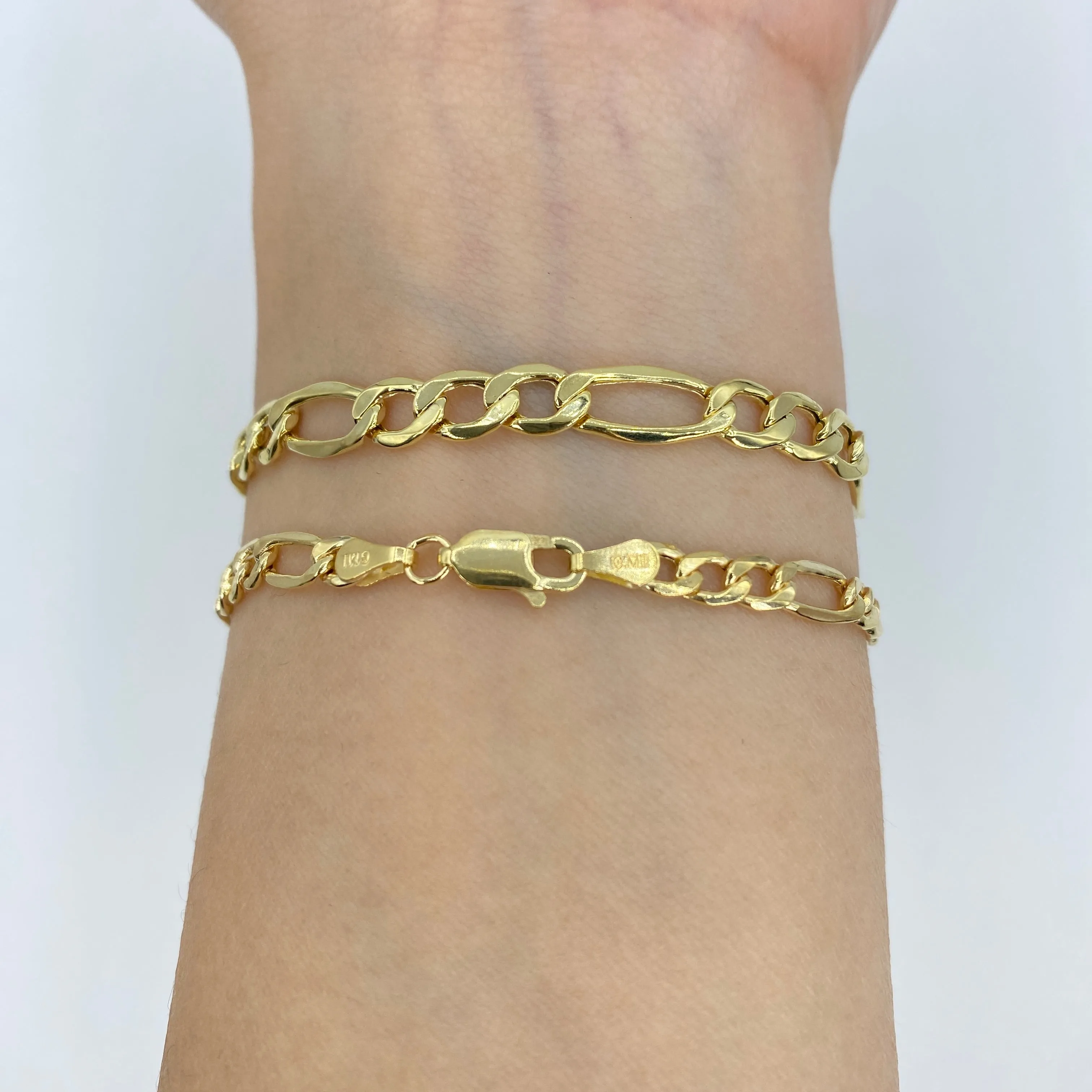 10K Figaro Link Anklet