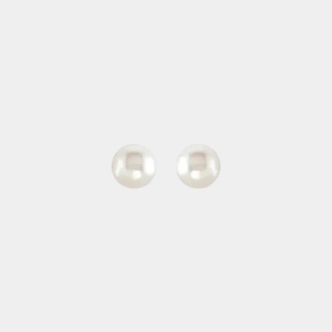 14K Freshwater Cultured Pearl Studs