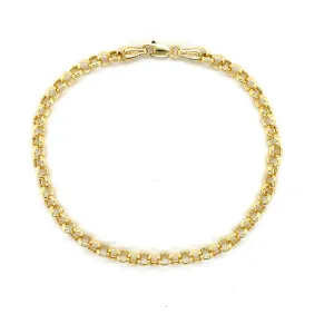 14K Gold 3.8 mm Rolo Anklet