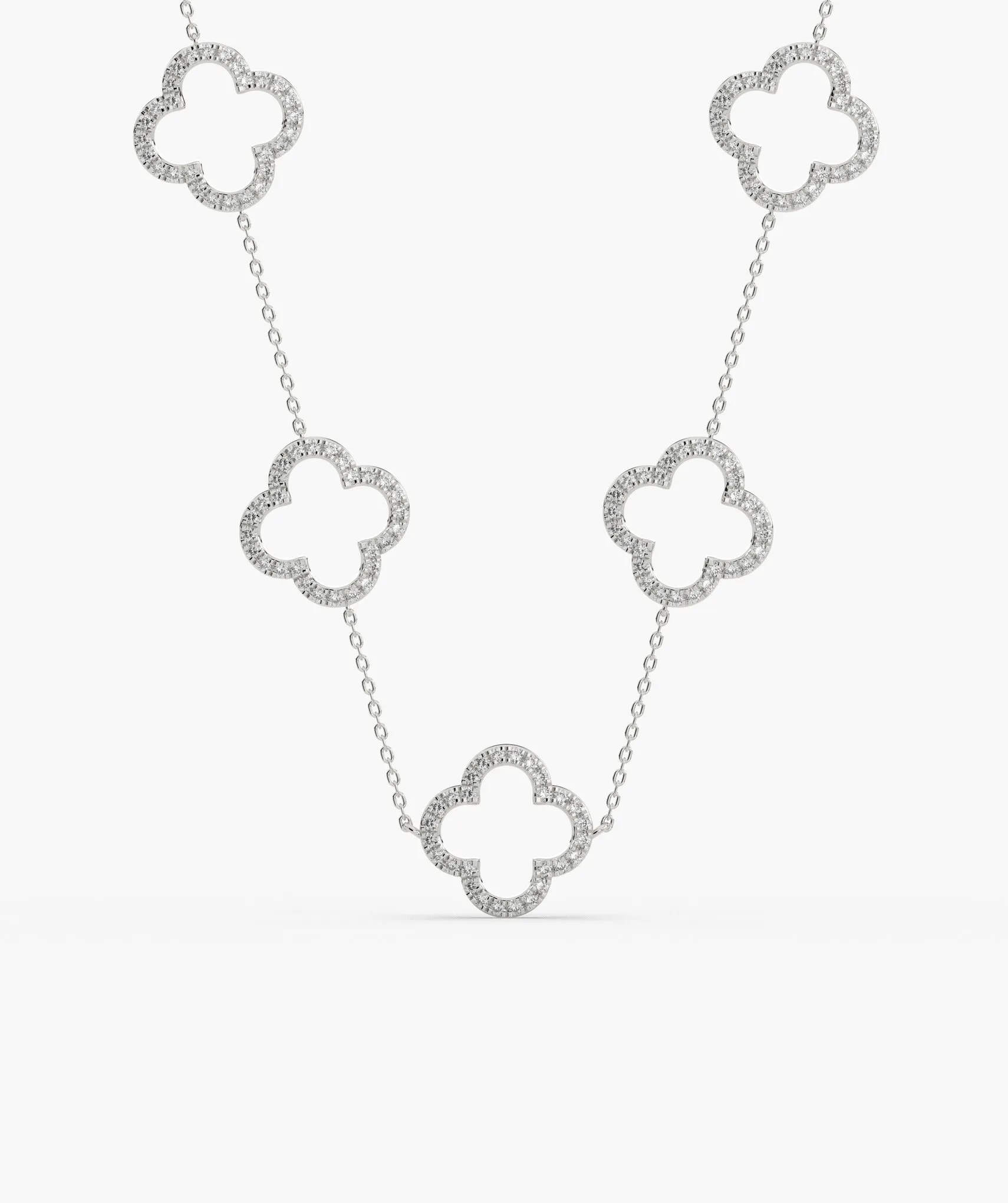 14K Gold Geometric Charm Necklace