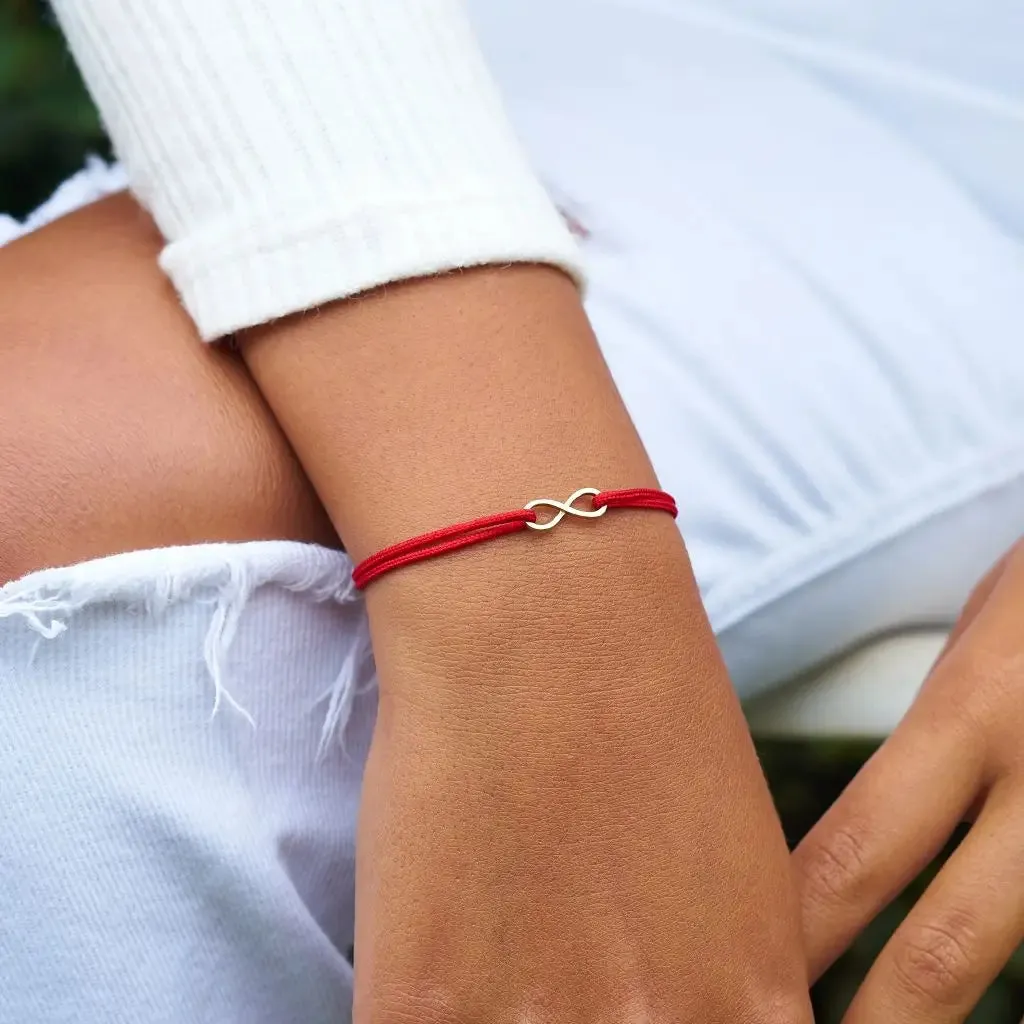 14K Gold Infinity Bracelet - Timeless Elegance Luck Stings