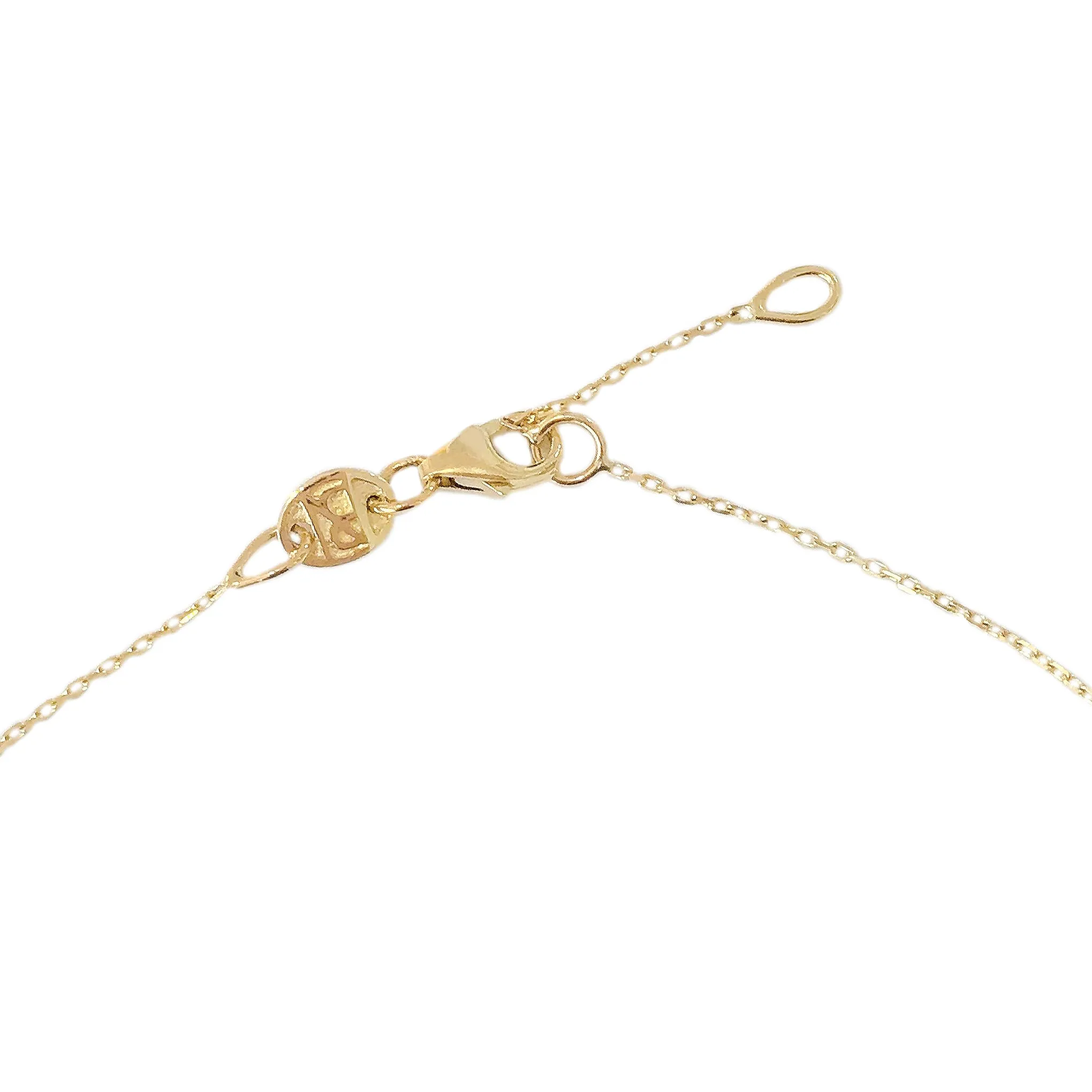 14K Gold Triple Star Ankle Bracelet (Anklet)