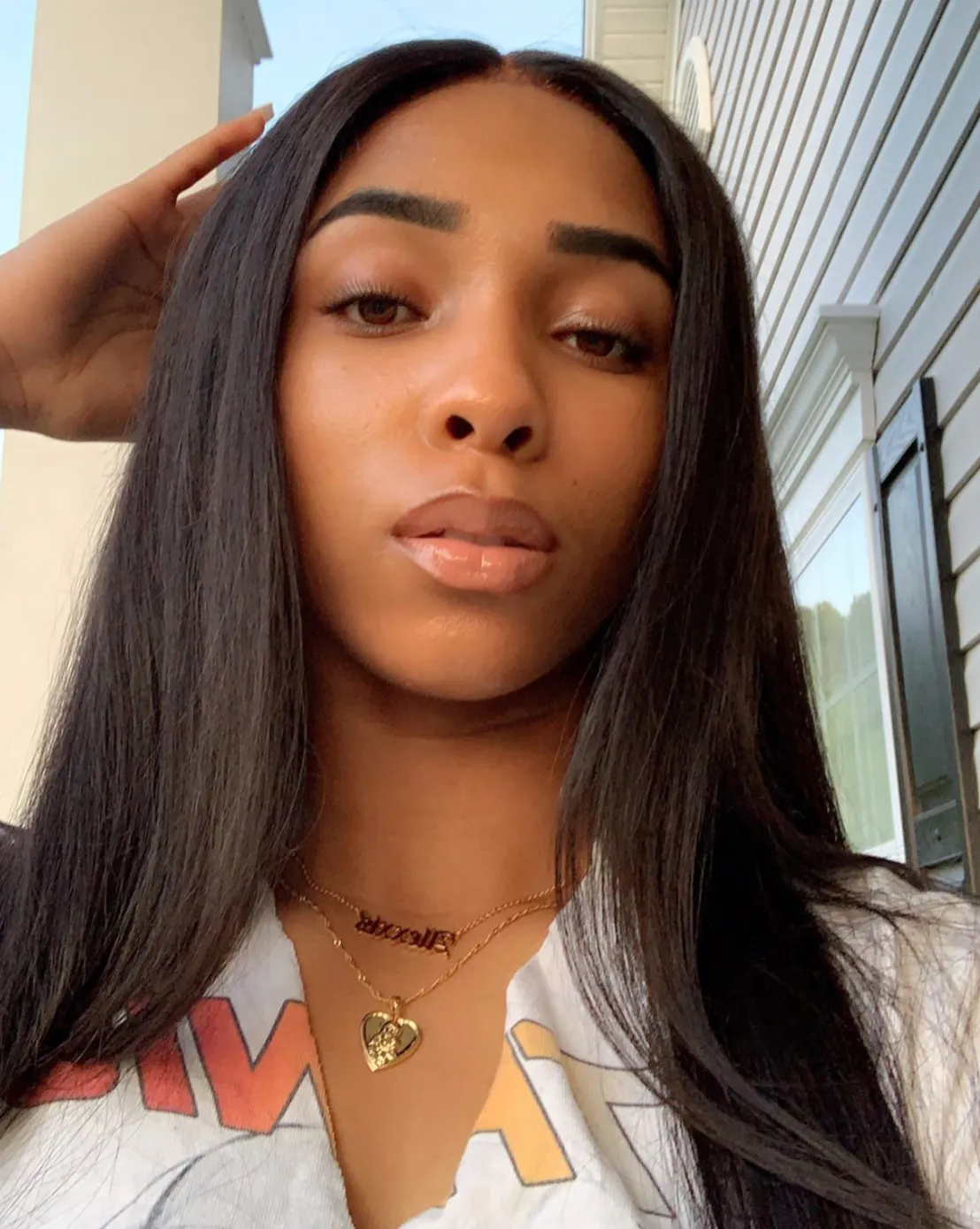 18K GOLD ANGEL HEART NECKLACE