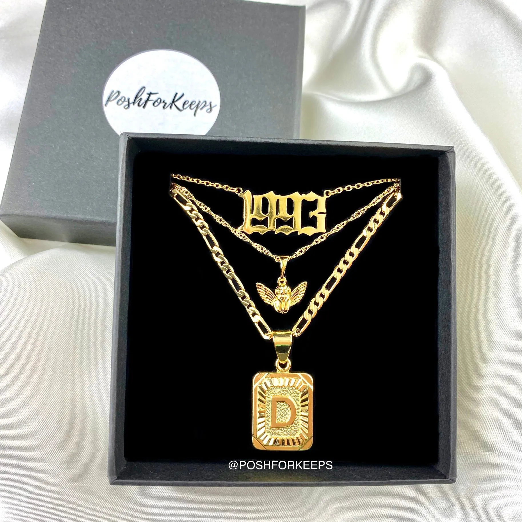 18K GOLD MINI CHERUB NECKLACE