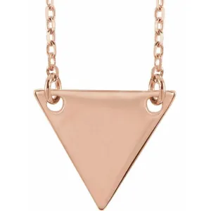 18K Rose Gold-Plated Sterling Silver Geometric 18" Necklace