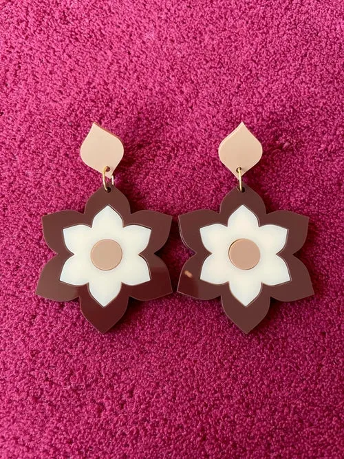 1960s-inspired Prudence Earrings and Brooches - Multiple Colors Available