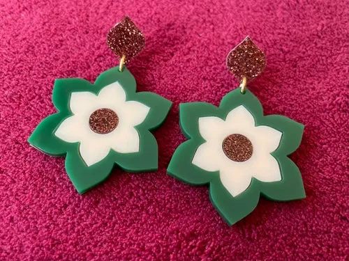 1960s-inspired Prudence Earrings and Brooches - Multiple Colors Available