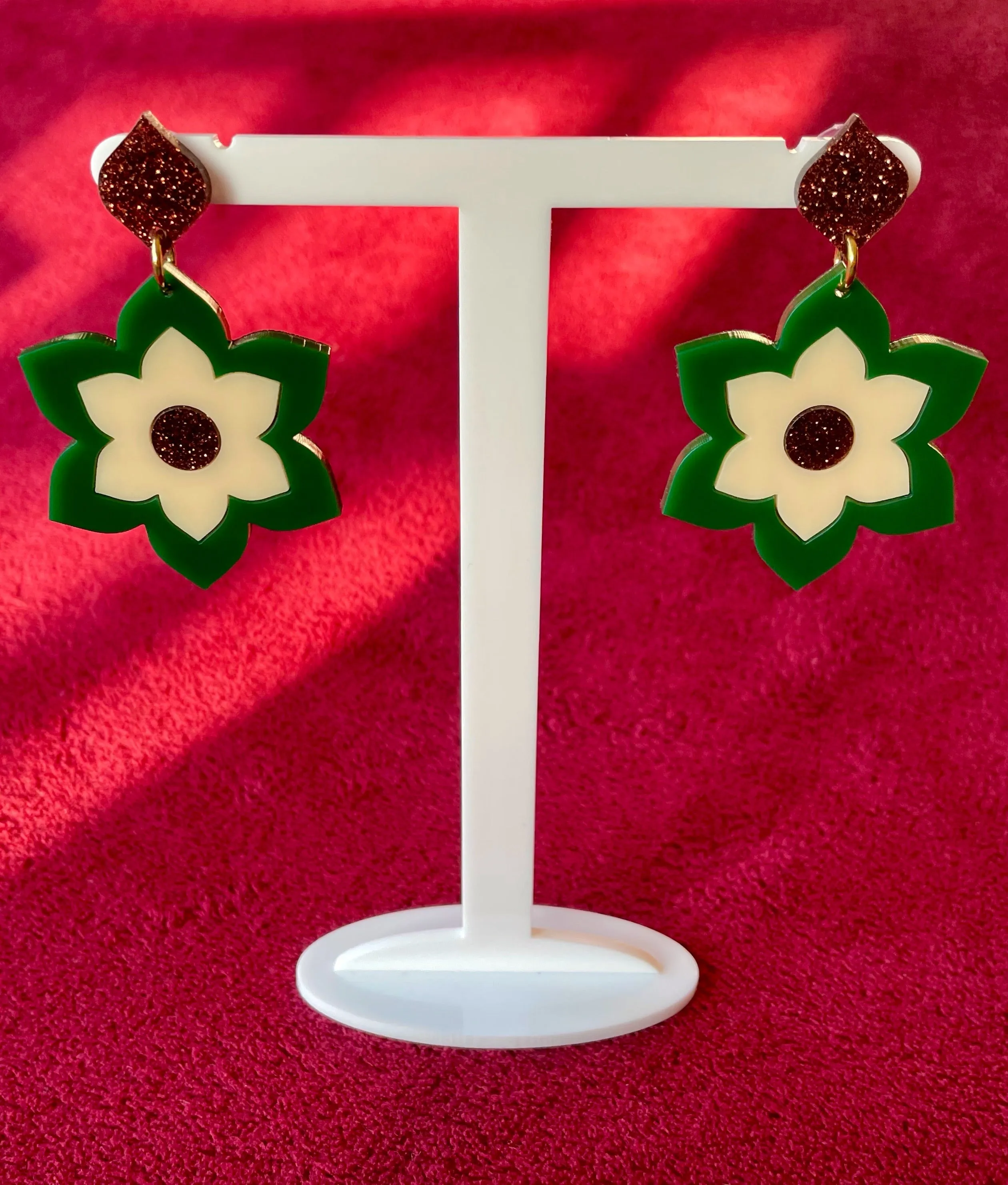 1960s-inspired Prudence Earrings and Brooches - Multiple Colors Available