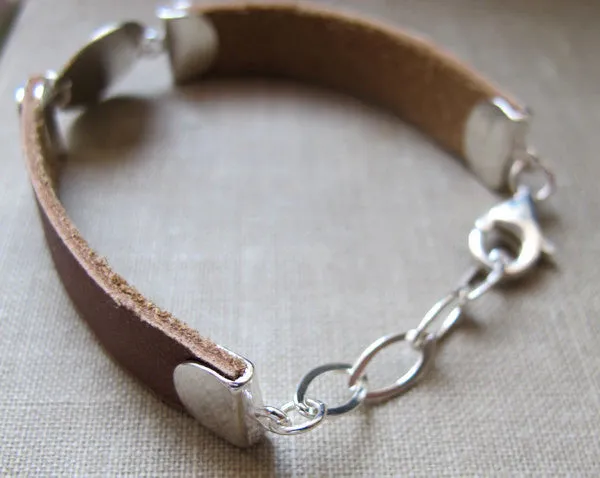 2 Initials Engraved Bracelet Gift for Him and Her