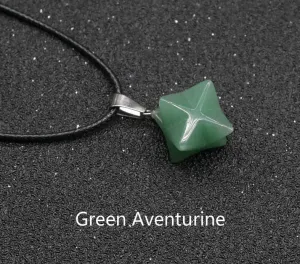 3D  Merkaba Pendulum Pendant Necklace