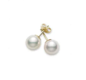 Akoya Pearl Stud Earrings A  6-6.5mm