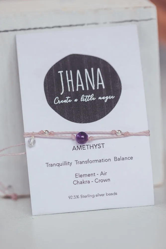 AMETHYST CRYSTAL BRACELET