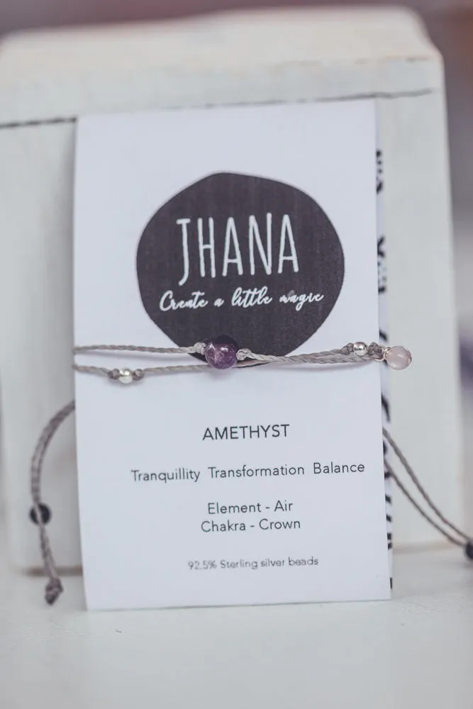 AMETHYST CRYSTAL BRACELET