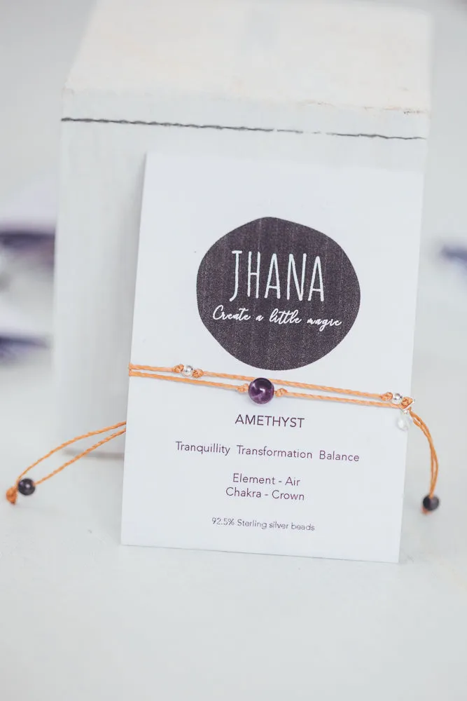 AMETHYST CRYSTAL BRACELET