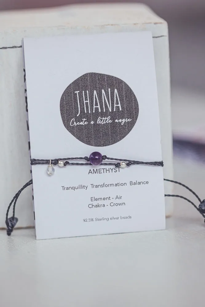 AMETHYST CRYSTAL BRACELET