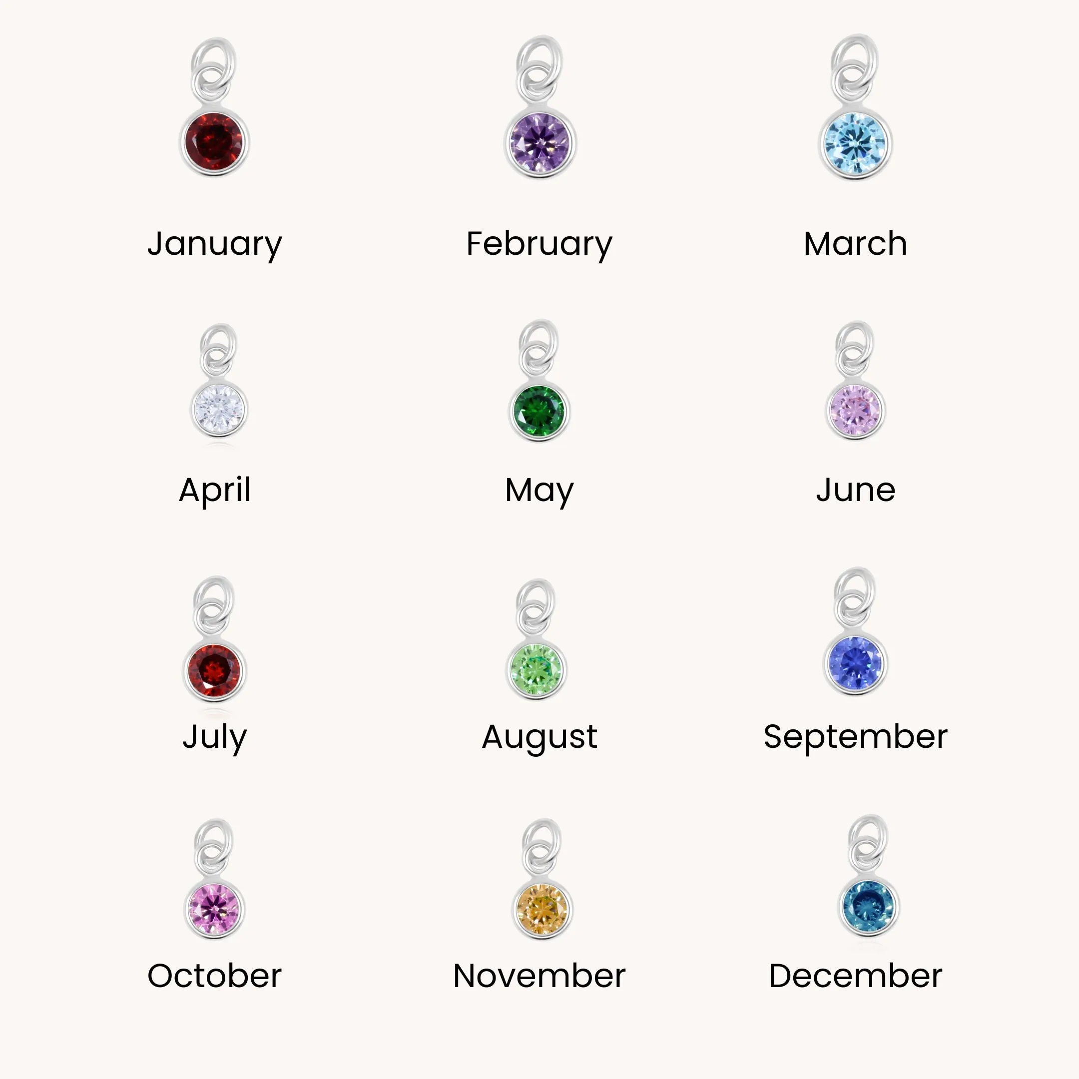 Angel wing & Birthstone Brangle