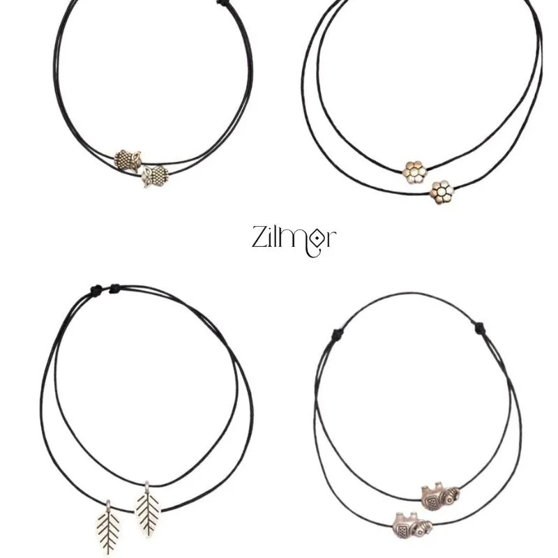 Anklet Pack Of 4 In One Combo