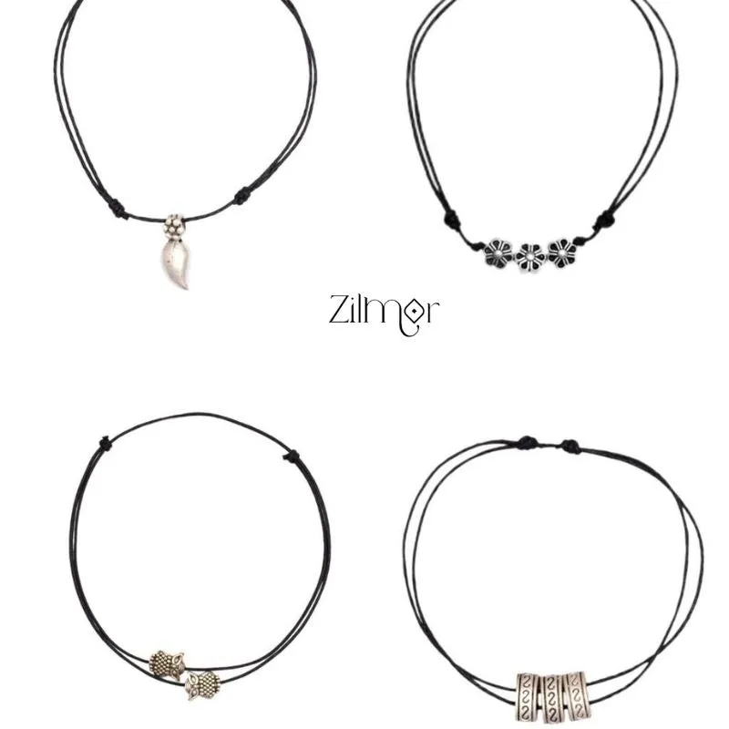Anklet Pack Of 4 In One Combo