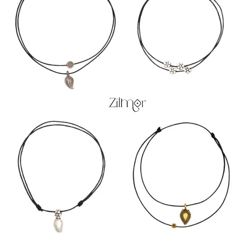 Anklet Pack Of 4 In One Combo