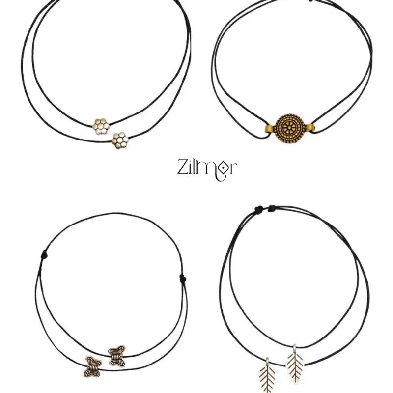 Anklet Pack Of 4 In One Combo