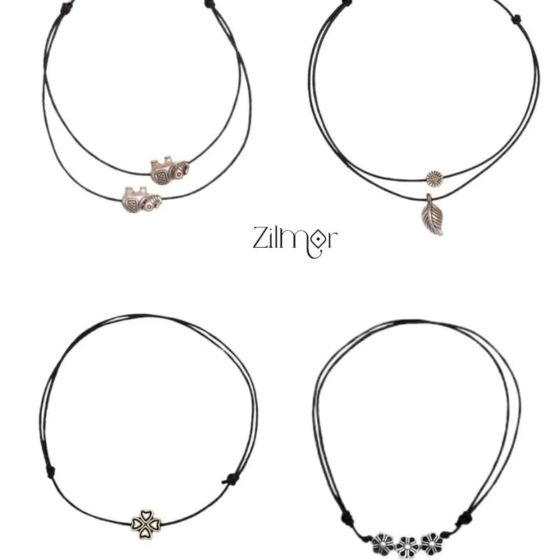 Anklet Pack Of 4 In One Combo
