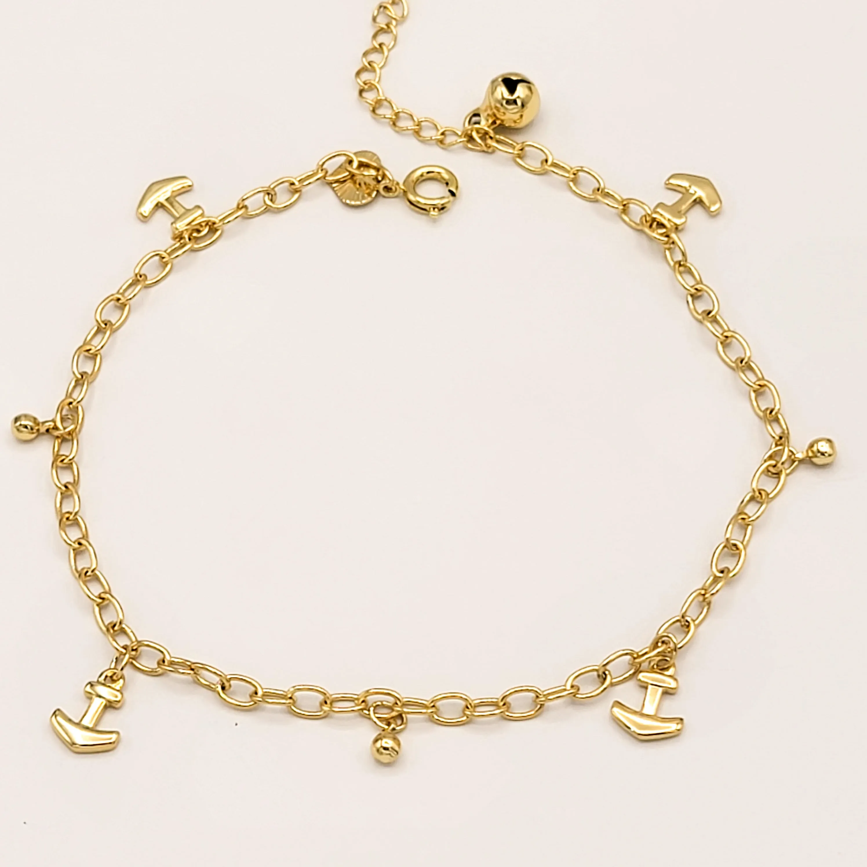 Anklets - 14K Gold Plated. Anchors. Anclas. Premium Q.