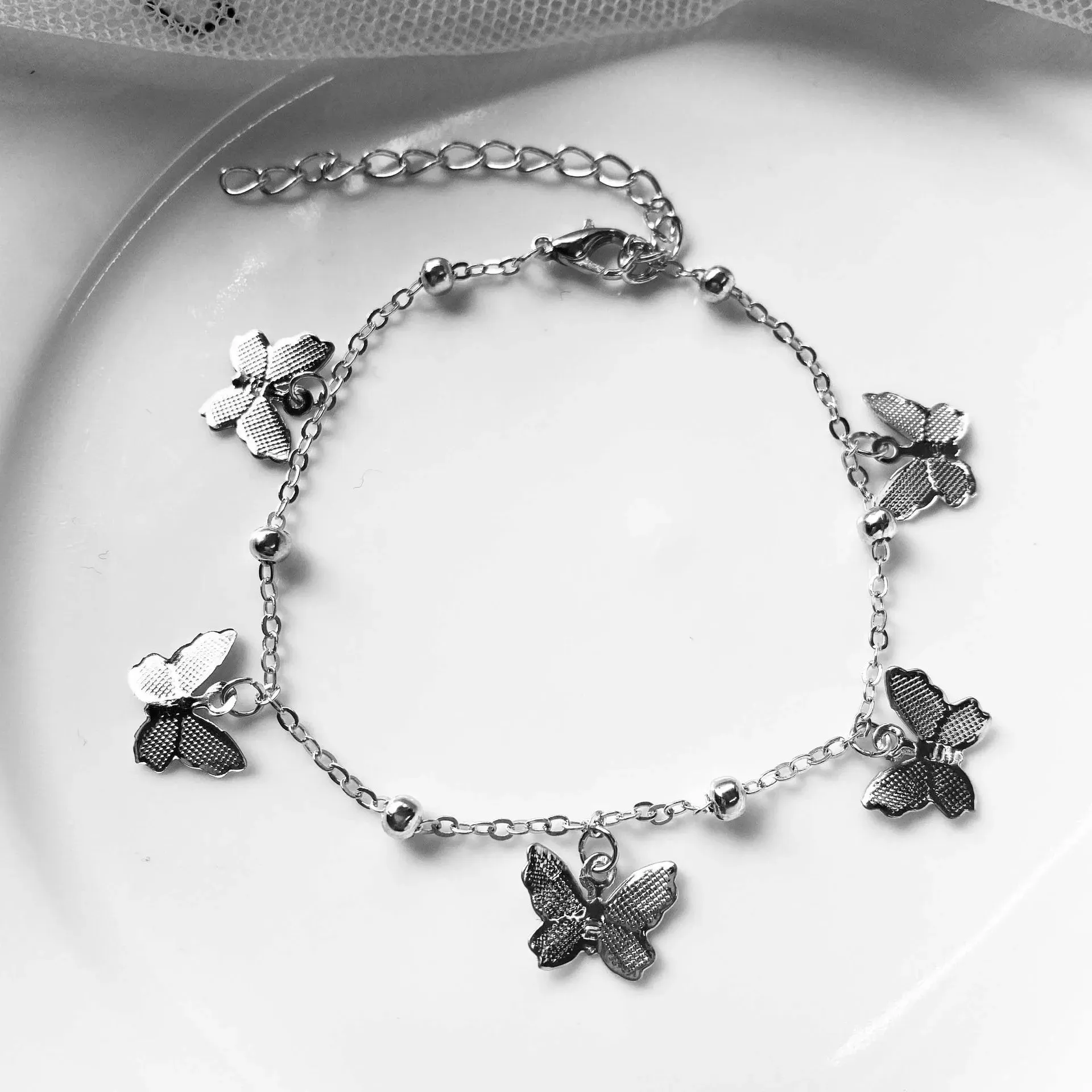 Anklets Butterfly Accessories for Women Summer Beach Ankle Foot Chain Jewelry