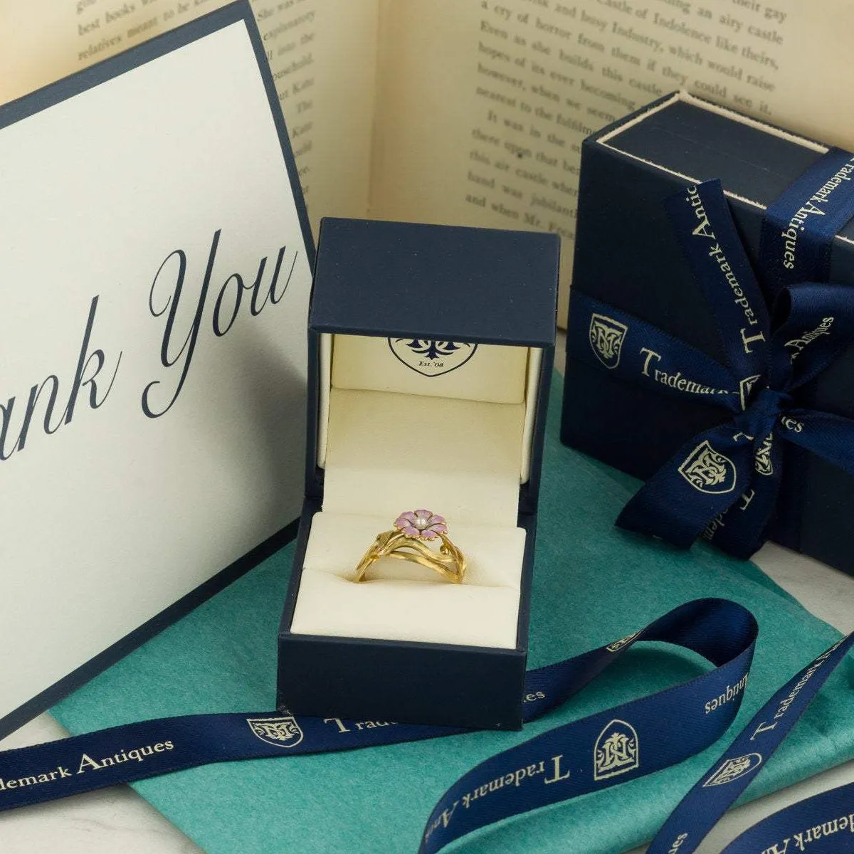 Antique Pansy Brooch | 14k Gold Pansy Brooch