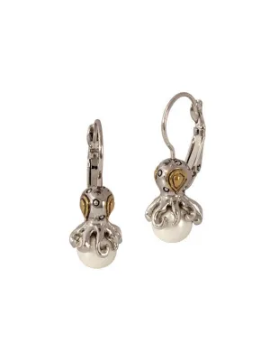 Aqua Viva Seaside French Wire Pearl Earrings