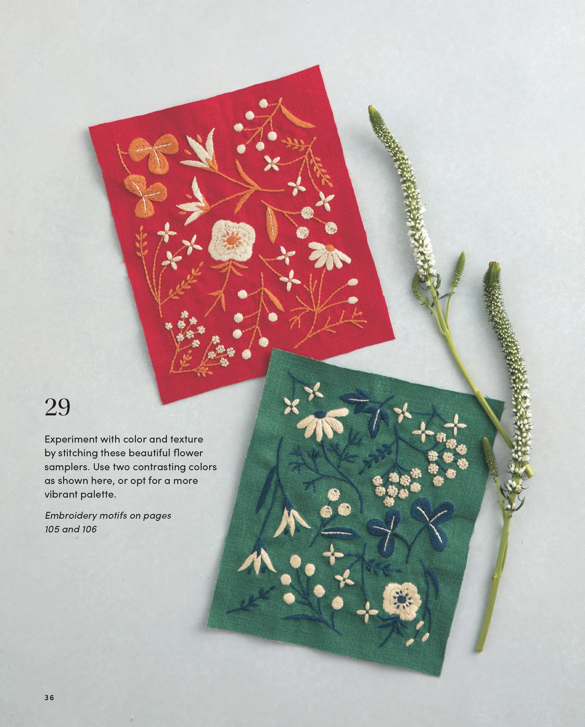 Artful Botanical Embroidery