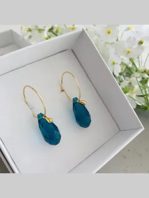 Austrian Crystal Prism Droplet Earrings