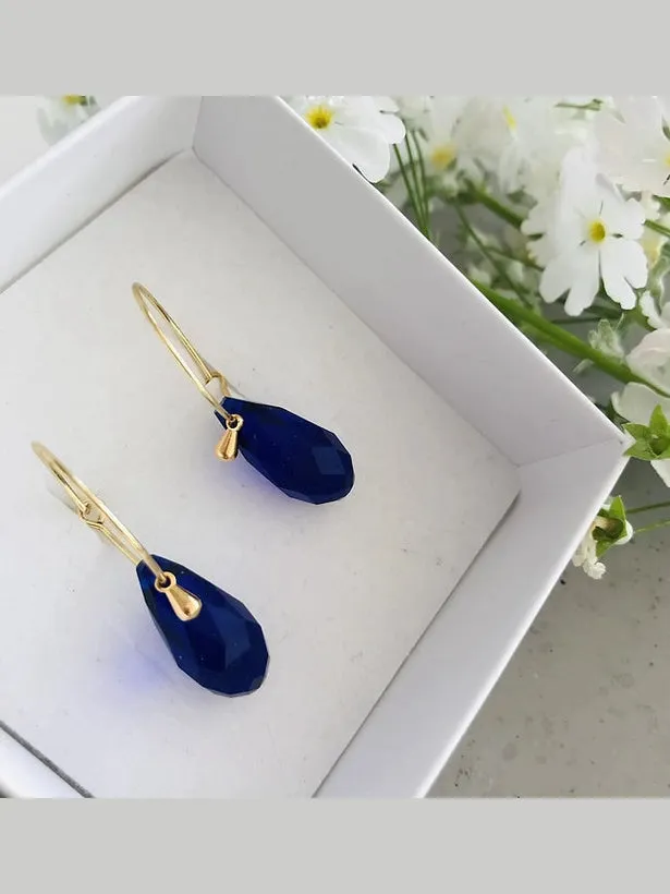 Austrian Crystal Prism Droplet Earrings