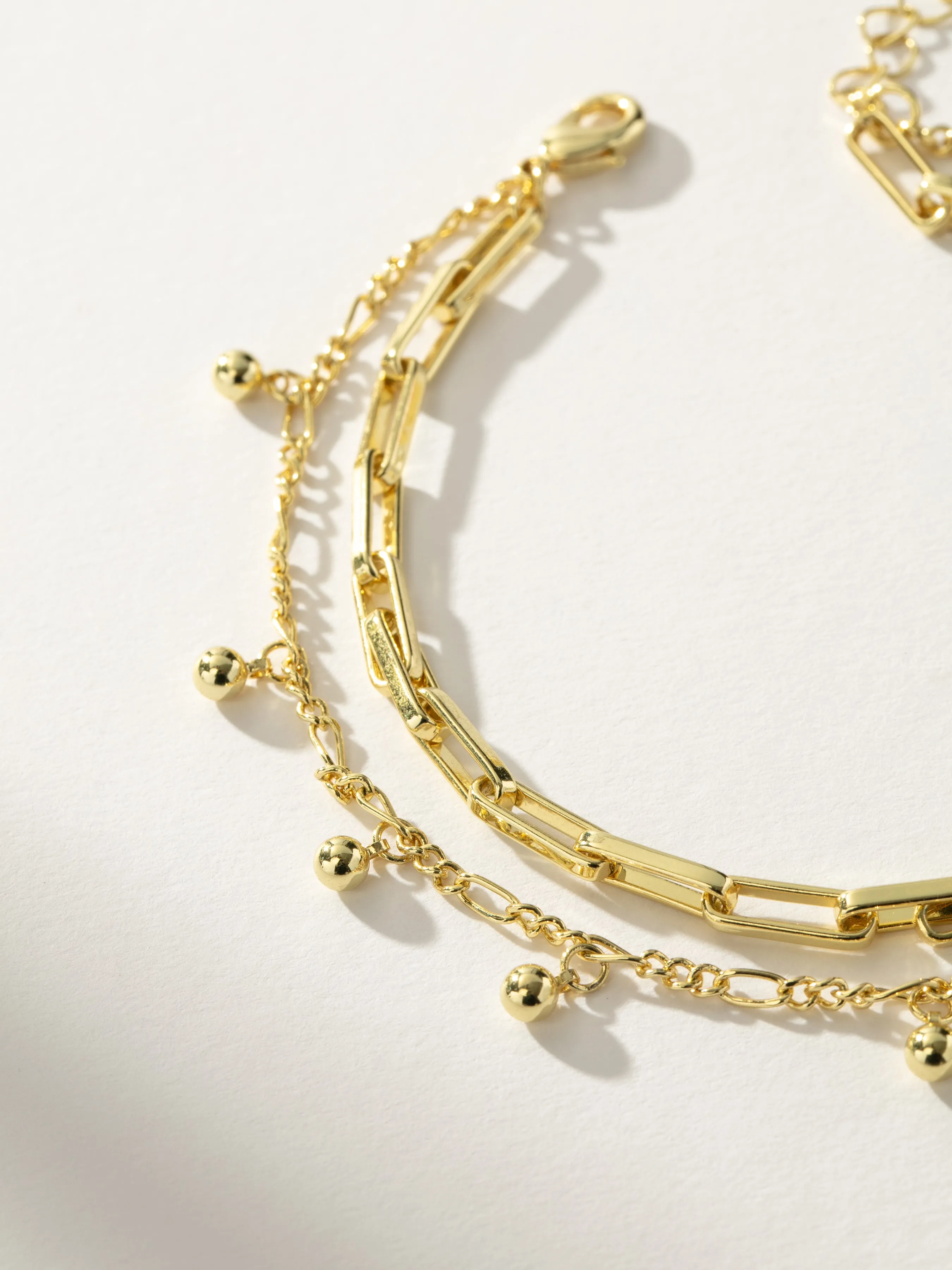 Balance Double Chain Anklet