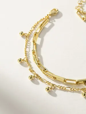 Balance Double Chain Anklet