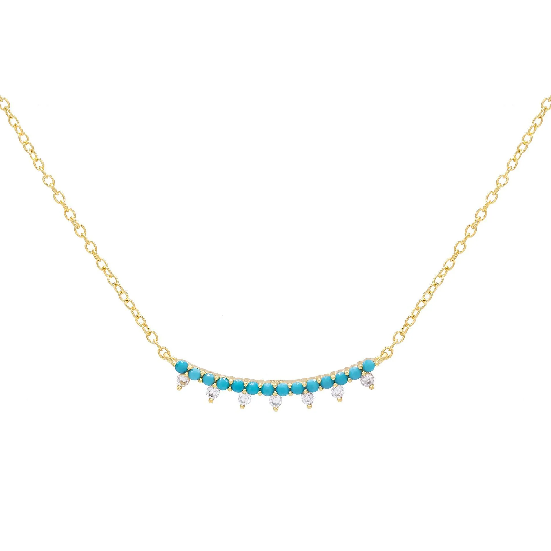 Bar Bezel Necklace