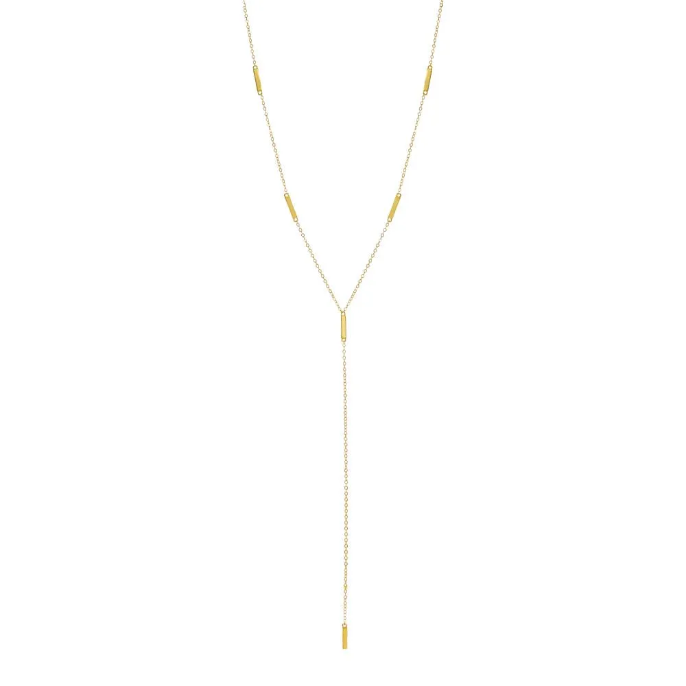 Bar Chain Lariat