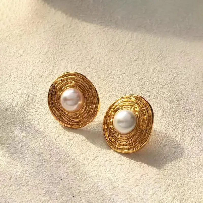 Baroque BImitation Pearl Earring