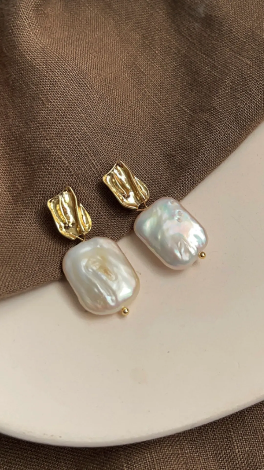 Baroque Pearl Earrings