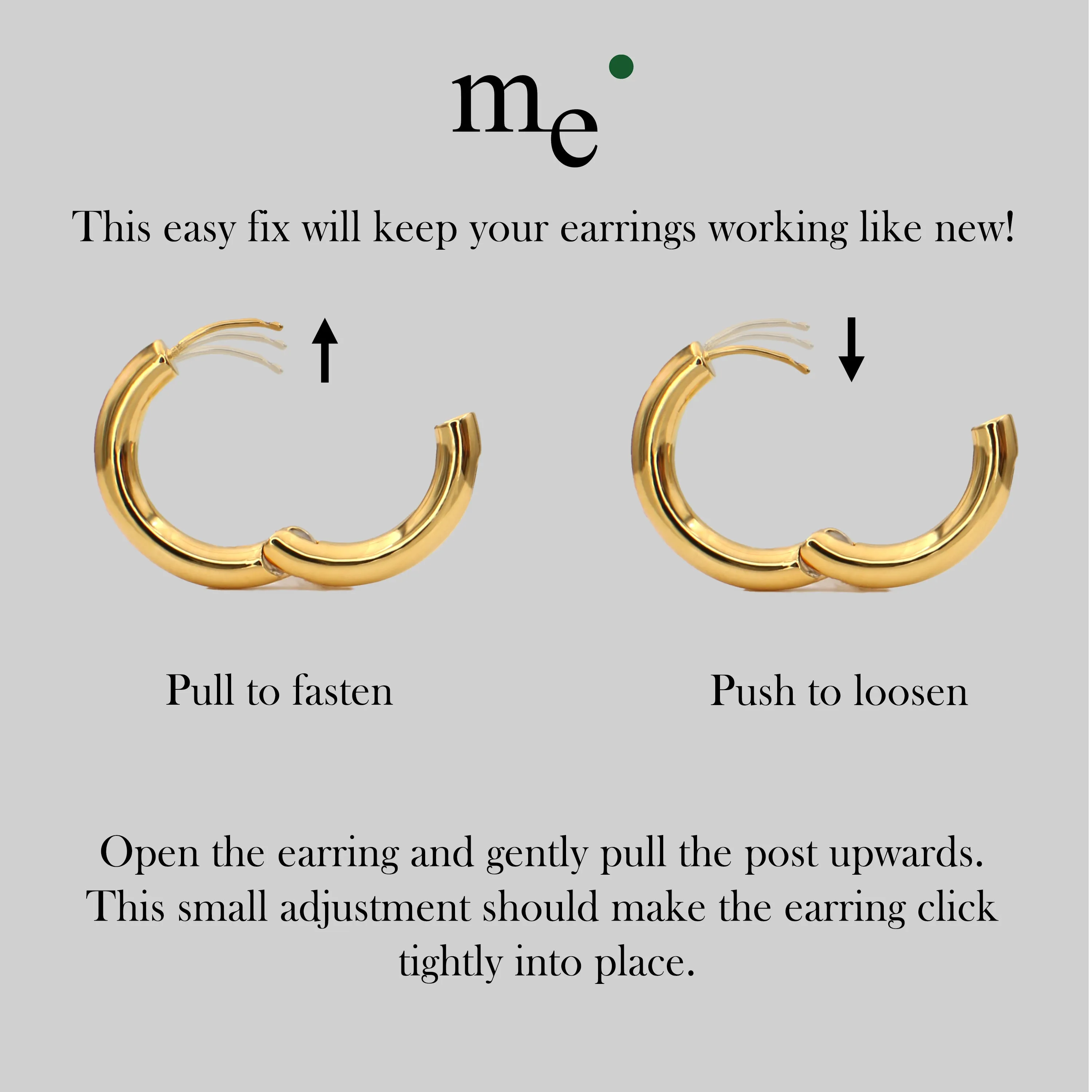 Baroque Pearl Ring Earrings