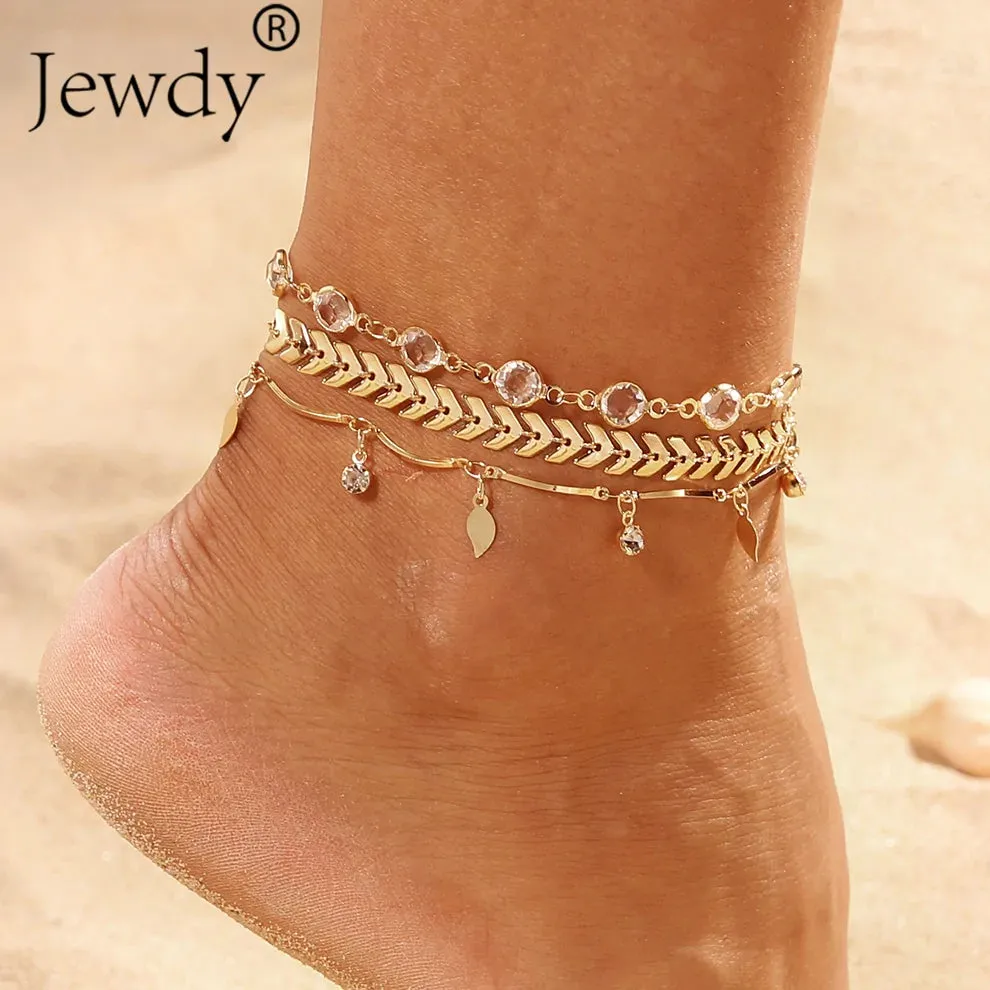 Beachy Bohemian Anklet Set