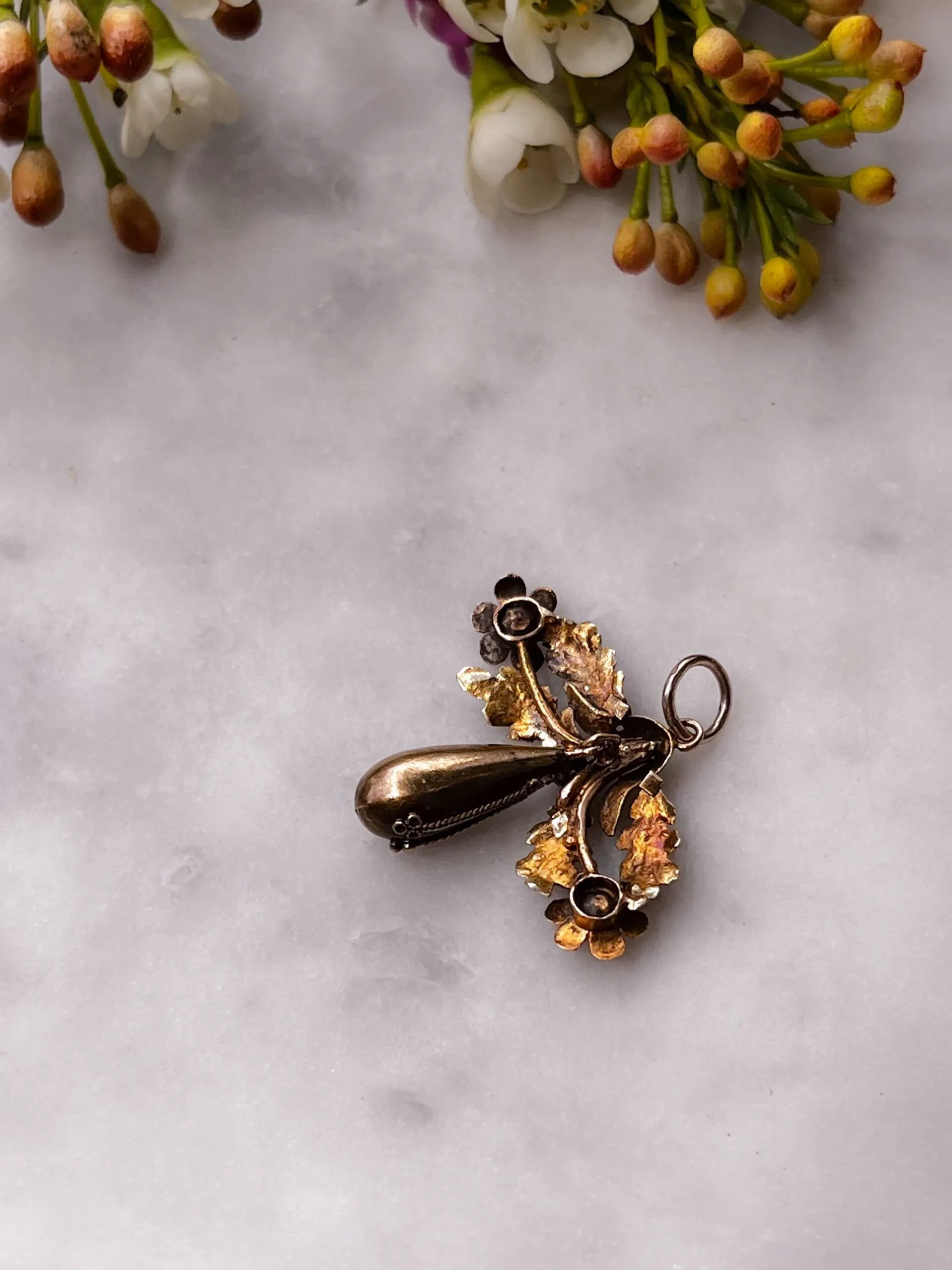 Beautiful Victorian Aesthetic Movement Pendant in 14k