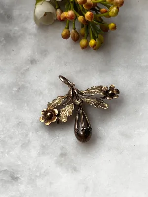 Beautiful Victorian Aesthetic Movement Pendant in 14k