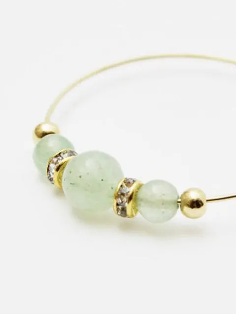 Birthstone Crystal Hoop Earrings