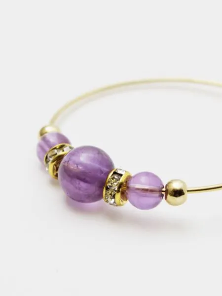Birthstone Crystal Hoop Earrings