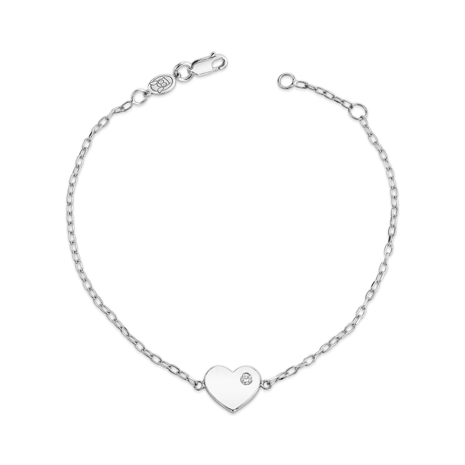 Birthstone Heart Bracelet