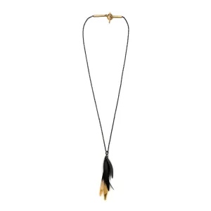 Black and Gold Ombre Necklace