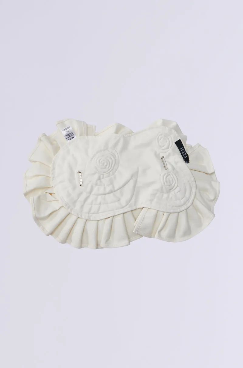 BLOOMING PU OVERSIZED BROOCH