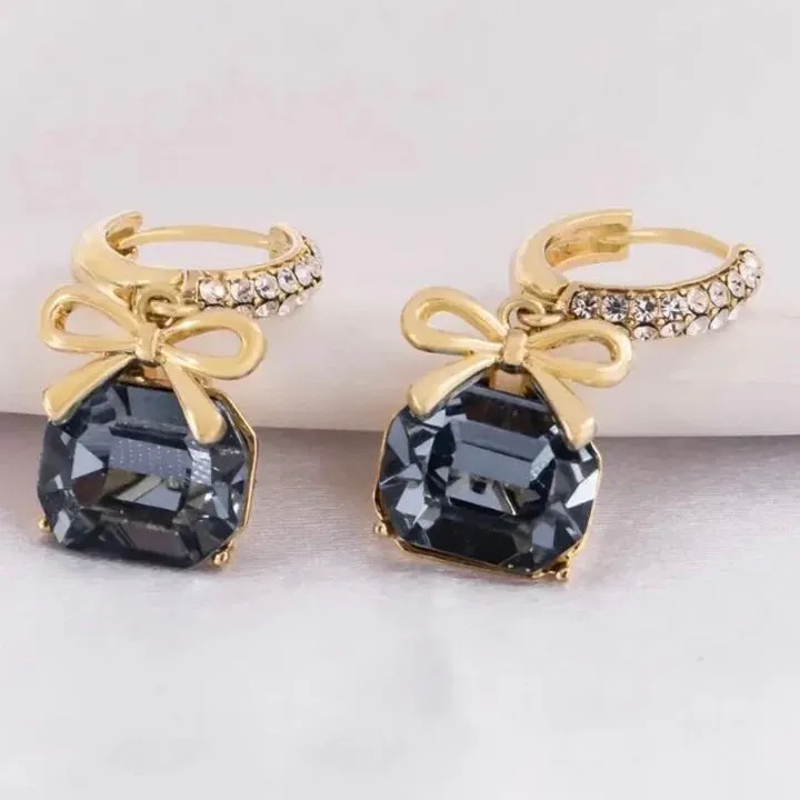 Blue Crystal Earrings