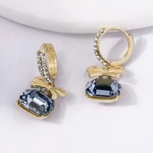 Blue Crystal Earrings