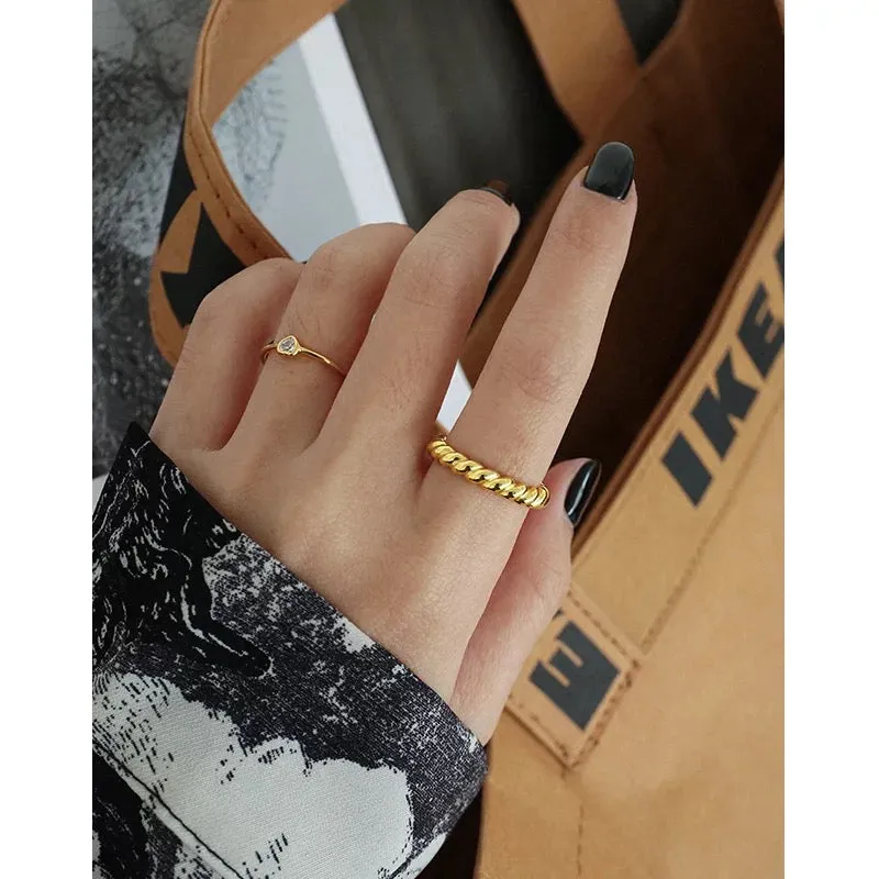 Boho & Mala 18k Gold Ring (adjustable) R1013